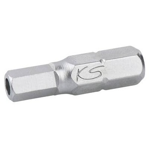 KS Tools, KS Tools 1/4'' Bit Innensechskant mit Stirnlochbohrung, Zollmaße 1/4 '', ab 90 Stk, 