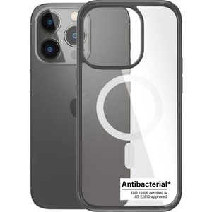 PanzerGlass, ClearCase, Handyhülle, PanzerGlass MagSafe ClearCase Backcover Apple iPhone 14 Pro Transparent, Schwarz MagSafe kompatibel