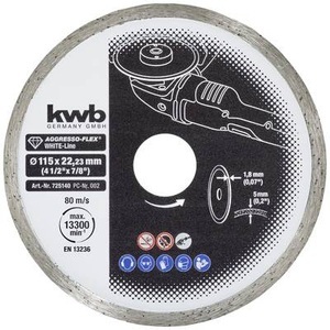 kwb, kwb Trennscheibe White-Line Diamant 115mm, 