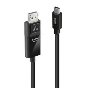 LINDY, LINDY USB-C® Anschlusskabel USB-C® Stecker, DisplayPort Stecker 1 m Schwarz 43341 DisplayPort-Kabel, LINDY USB-C® Anschlusskabel USB-C® Stecker, DisplayPort Stecker 1 m Schwarz 43341 DisplayPort-Kabel