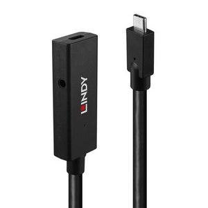 LINDY USB-Kabel USB 3.2 Gen2 (USB 3.1 Gen2) USB-C® Stecker, USB-C® Stecker 5 m Schwarz 43364
