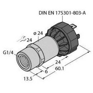 Turck, Turck Drucktransmitter 1 St. PT6R-1001-I2-DA91, 