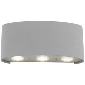 Paul Neuhaus, Design Außenwandleuchte silber inkl. LED 6 Leuchten - Silly, Paul Neuhaus CARLO 9488-21 LED-Wandleuchte 4.8 W LED Silber