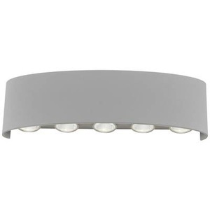 XXXLutz, XXXLutz Led-wandleuchte , 9489-21 Carlo , Silberfarben , Metall , 4.7x8x27 cm , glatt , 003467045702, Wandlampe Carlo