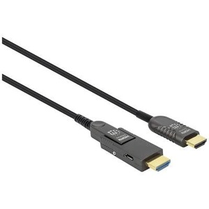 Manhattan, Manhattan HDMI Anschlusskabel HDMI-A Stecker, HDMI-Micro-D Stecker 70 m Schwarz 355544 HDMI-fähig, High Speed-HDMI, Manhattan HDMI Anschlusskabel HDMI-A Stecker, HDMI-Micro-D Stecker 70 m Schwarz 355544 4K UHD HDMI-Kabel