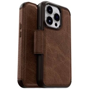 OTTERBOX, Otterbox - iPhone 14 Pro Max Book Cover Tasche Strada Folio Series (77-88570) - Braun, Otterbox Strada Case Apple iPhone 14 Pro Max Braun Stoßfest