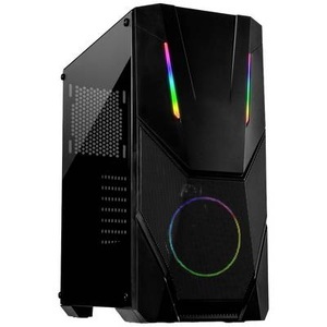 Inter-Tech, IT-3303 Hornet, Tower-Gehäuse, Inter-Tech IT-3303 Hornet Midi - RGB Midi-Tower Gaming-Gehäuse Schwarz