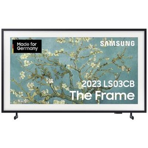 Samsung, Samsung QLED 4K The Frame LS03C QLED-TV 80 cm 32 Zoll EEK F (A - G) CI+, DVB-C, DVB-S2, DVB-T2 HD, QLED, Smart TV, UHD,, The Frame GQ-32LS03C, QLED-Fernseher