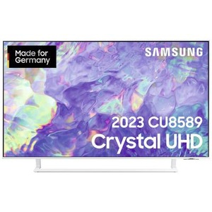Samsung, Samsung Crystal UHD 4K CU8589 LED-TV 108 cm 43 Zoll EEK G (A - G) CI+, DVB-C, DVB-S2, DVB-T2 HD, UHD, WLAN, Smart TV, GU-43CU8589, LED-Fernseher