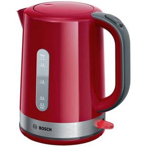 Bosch Haushalt, Bosch Haushalt TWK6A514 Wasserkocher schnurlos, Überhitzungsschutz Rot, Bosch Wasserkocher, 1.7 l, Rot, TWK6A514