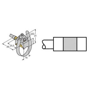 Turck, Turck Magnetfeldsensor PNP BIM-KST-AP6X, Turck Magnetfeldsensor PNP BIM-KST-AP6X