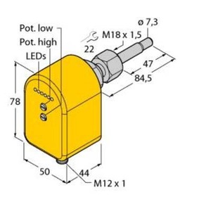 Turck, Turck Eintauchsensor FCST-A4P-LIX-H1141 6870255 Betriebsspannung (Bereich): 21.6 - 26.4 V/DC 1 St., Turck Eintauchsensor FCST-A4P-LIX-H1141 6870255 Betriebsspannung (Bereich): 21.6 - 26.4 V/DC 1 St.