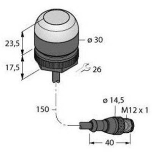 Turck, Turck Bestückungssensor K30APT2FGREQP 3096620, Turck Bestückungssensor K30APT2FGREQP 3096620