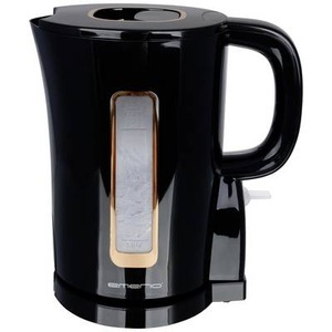 Emerio, Wasserkocher WK-125130, 1,7 Liter Emerio schwarz/roségold, EMERIO WK-125130 Wasserkocher schnurlos Schwarz Fassungsvermögen: 1.7 l