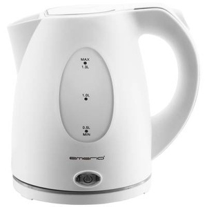 Emerio, EMERIO WK-106468.13 Wasserkocher schnurlos Weiß, EMERIO WK-106468.13 Wasserkocher schnurlos Weiß Fassungsvermögen: 1.3 l
