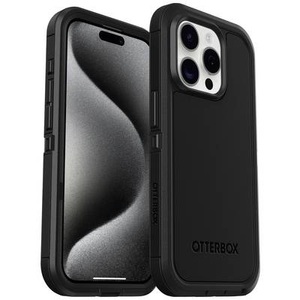 OTTERBOX, OtterBox Defender XT iPhone 15 Pro Schwarz Smartphone Hülle, Otterbox Back Cover Defender XT iPhone 15 Pro Schwarz