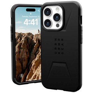 UAG, UAG Civilian - Schutzhülle (Passend für Modell: Apple iPhone 15 Pro), Urban Armor Gear Civilian MagSafe Backcover Apple iPhone 15 Pro Schwarz MagSafe kompatibel