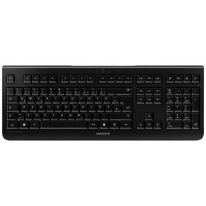CHERRY KW 3000 Kabellos Tastatur Deutsch, QWERTZ Schwarz Geräuscharme Tasten, Hotkey Funktion, mit numerischer Tastatur