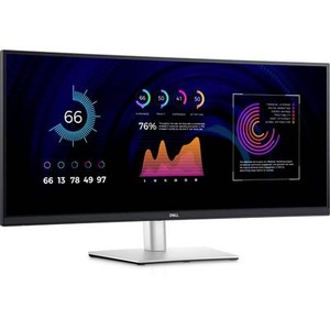 Dell, Dell P3424WE LED-Monitor EEK F (A - G) 86.4 cm (34 Zoll) 3440 x 1440 Pixel 21:9 5 ms HDMI®, DisplayPort, USB 3.2 Gen 2,, DELL Monitor P3424WE