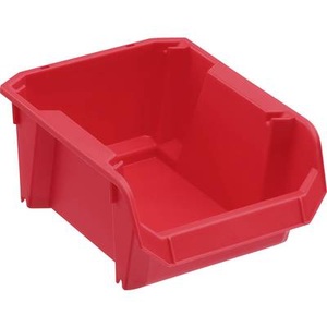 Stanley, Stanley Sichtlager Boxen 0.4l rot, Stanley Lagersichtkasten Rot | 7.5 × 12 × 16.5 cm
