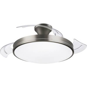 Philips, Philips Atlas Deckenventilator 28 W, 35 W (Ø x H) 490 mm x 418 mm Nickel, Philips Lighting Atlas Deckenventilator 28 W, 35 W (Ø x H) 490 mm x 418 mm Nickel