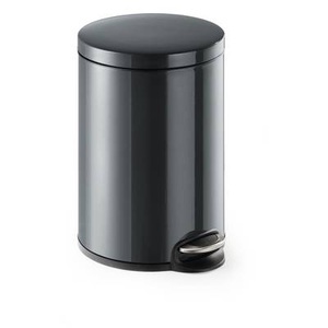 Durable, Treteimer Metall rund, Soft Close, 20 Liter, anthrazit, Durable 341258 341258 Abfalleimer 20 l (Ø x H) 292 mm x 455 mm Metall, Kunststoff Anthrazit-Grau 1 St.