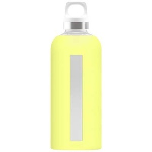 SIGG, SIGG Glas-Trinkflasche DREAM ULTRA LEMON 0,65l in pastellgelb, SIGG DREAM Ultra Lemon 0,65L Trinkflasche Glas mit Deckel, BPA-frei Gelb 8774.60