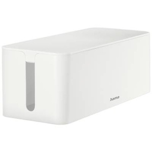 HAMA, Hama Kabel-Box Kunststoff Weiß starr (L x B x H) 40 x 15.6 x 13 cm 1 St. 00221011, Hama Kabel-Box Kunststoff Weiß starr (L x B x H) 40 x 15.6 x 13cm 1 St. 00221011