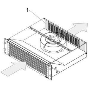 Schroff, SCHROFF Lüftungsblech mit Schlauchanschlüssen, rückseitig oben, Aussendurchmesse, SCHROFF Lüftungsblech mit Schlauchanschlüssen, rückseitig oben, Aussendurchmesse