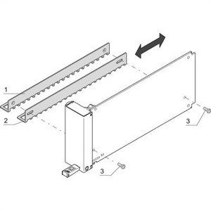Schroff, SCHROFF Luftleitblech für AdvancedMC-Filler-Module - LUFTLEITBL.BLINDMODUL HH 10, nVent SCHROFF 20849016 Luftleitblech 1 St.