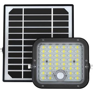 V-TAC, V-TAC VT-411 10314 LED-Flutlichtstrahler, Solarmodul 10 W Neutralweiß Schwarz, 