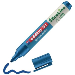 edding, EDDING Flipchart Marker 31 1.5-3mm 31-3 blau, Edding 31, Flipchart Marker, 1.5-3mm, blau, 4-31003