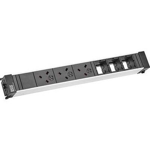 BACHMANN, Bachmann 9090027 Steckdosenleiste Schwarz 1 St., Bachmann 9090027 Steckdosenleiste Schwarz 1 St.
