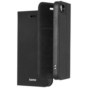 HAMA, Hama Daily Protect Booklet Apple iPhone 7, iPhone 8, iPhone SE (2020), iPhone SE (2022) Schwarz Standfunktion, hama 00138189 Handytasche Daily Protect für Apple iPhone 7/8/SE 2020/SE 2022, Schwarz