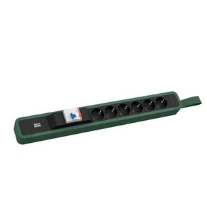 BACHMANN, Bachmann 350214 Steckdosenleiste Schwarz 1 St., Bachmann 350214 Steckdosenleiste Schwarz 1 St.