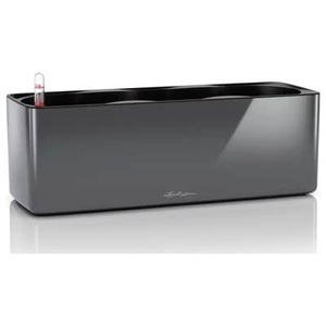 Lechuza, Lechuza Blumentopf CUBE Glossy Triple, Lechuza Cube Glossy Triple 13671 Balkonkasten Anthrazit