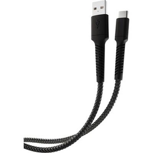 Vivanco USB-Ladekabel USB 2.0 USB-A Stecker, USB-C® Stecker 2.5 m Schwarz 61693