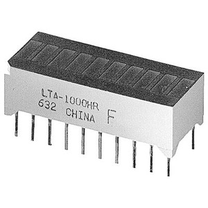 Lite-on, Lite-On LED-Bargraph Gelb Tube