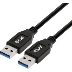 club3D USB-Kabel USB-A Stecker 0.50 m Schwarz CAC-1409