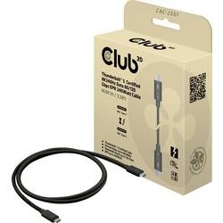 club3D Thunderbolt?-Kabel Thunderbolt? (USB-C®) Stecker 1.00 m Schwarz CAC-2501