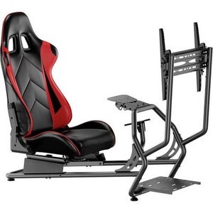 Logilink, LogiLink EO0065 Gaming-Stuhl Schwarz, Rot