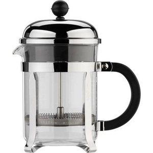 BODUM, Bodum-CHAMBORD Kaffeepresse 4 Tassen, Chrom, bodum PRESS CHAMBORD Kaffeebereiter Transparent, Chrom Fassungsvermögen Tassen=4