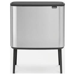 BRABANTIA, Brabantia Bo Touch Bin 11 + 23 Liter Abfalleimer steel