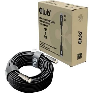 club3D, club3D CAC-1392 HDMI Verlängerungskabel [1x HDMI-Stecker - 1x HDMI-Stecker] Schwarz AOC (Aktives optisches Kabel) 30 m, club3D CAC-1392 HDMI Verlängerungskabel [1x HDMI-Stecker - 1x HDMI-Stecker] Schwarz AOC (Aktives optisches Kabel) 30 m