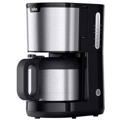 Braun, Braun KF 1505 BK Kaffeemaschine Edelstahl, Schwarz Fassungsvermögen Tassen=9