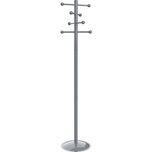 Maul, Maul Garderobenständer »MAULsaphir Lite«, Maul Garderobenständer 9401582 MAULsaphir Lite Anzahl der Haken: 8 (B x H x T) 38 x 171 x 38 cm Metall Grau 1 St.