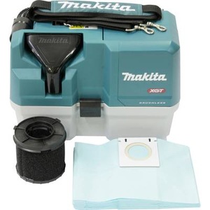 Makita, Makita VC013GLZ03 Akku Nass-/Trocken Sauger 165 W inkl. Akku, mit Funk-Handgriffsteuerung