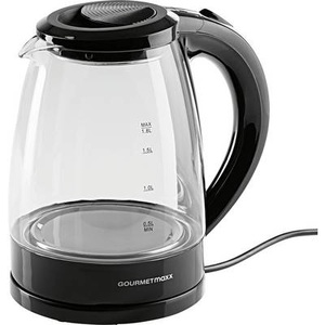 GourmetMaxx, GourmetMaxx Wasserkocher Schwarz Fassungsvermögen: 1.8 l, GourmetMaxx Wasserkocher Schwarz Fassungsvermögen: 1.8 l