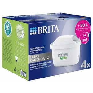 Brita, Brita Maxtra Pro Extra 4er 122188 Wasserfilter Weiß