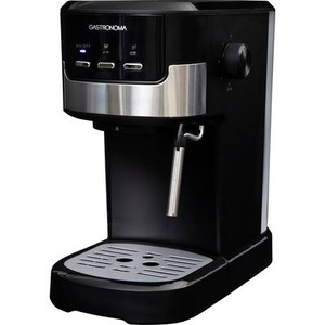Gastronoma, Gastronoma 18110002 Espressomaschine Schwarz Fassungsvermögen Tassen=2 mit Milchaufschäumdüse, mit Druckbrühsystem